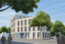Nachtrag: Neubau Geschäftsstelle der GWG in Tübingen - 3. Preis für Braunger Wörtz Architekten